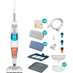 Rowenta 20 Rowenta Dampfreiniger »+ Staubsauger Clean & Steam Ultimate RY8544«, Gleichzeitig Saugen Und Wischen, Abnehmbares Handteil, Viele Aufsätze